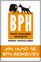 Annons "Min hund är BPH-beskriven" – bredd 140 pixlar