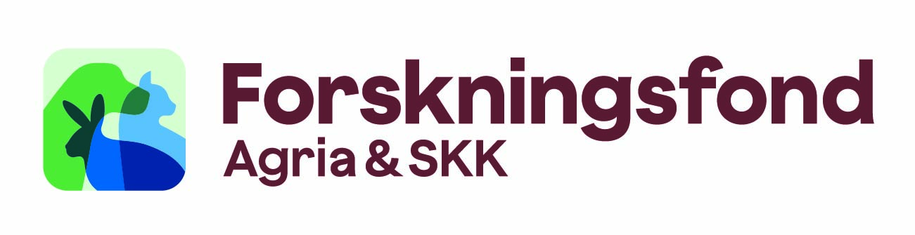 Agria och Svenska Kennelklubben Forskningsfond - logotyp